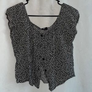 Anxiety brand button up blouse